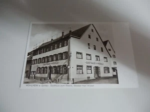 AK Mühlheim an der Donau Lk. Tuttlingen Gasthaus zum Rössle Bes. Wieser - Picture 1 of 2