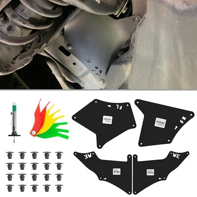 Set of 4 Splash Seals W/Clips for Lexus GX470 & GX460 Liners Aprons Shields Foto 1 de 4