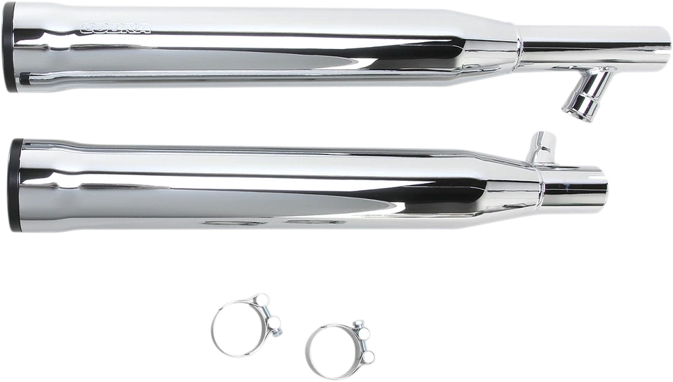 Cobra 3 pulgadas. Escape antideslizante, cromo HD FLSTF Fat Boy, FXSTD Softail Deuce 2000-06 Foto 1 de 1