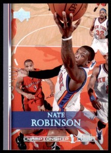 2007-08 Upper Deck Championship Court Stamp #101 Nate Robinson