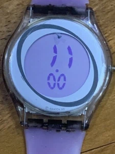 Exquisite Quirky Swiss Made Swatch Skin Digital Ladies Watch - 34mm - Works - Picture 1 of 8