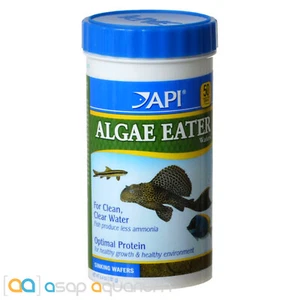 API Algae Eater Wafers Tropical Fish Food 6.4oz (181g) Freshwater Saltwater Fish - Picture 1 of 1