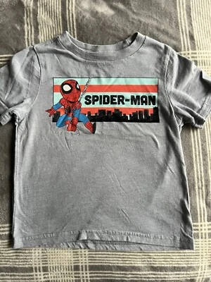 Camiseta Marvel Super Hero Adventures niño pequeño talla 3T manga corta gris Spider-man Foto 1 de 3