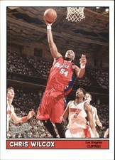 2005-06 Topps Bazooka Los Angeles Clippers Basketball Card #96 Chris Wilcox