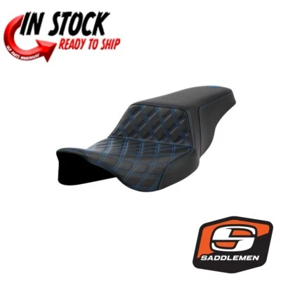 SADDLEMEN ШАГ ВВЕРХ ПЕРЕДНЯЯ РЕШЕТКА СИНИЙ РЕШЕТКА СТЕЖОК ГЕЛЬ 08-23 HARLEY TOURING - Изображение 1 из 3