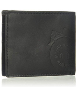 Relic Men's Rider Embossed Leather Traveler Wallet Black, black, One Size B