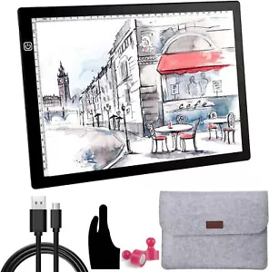 OOWOLF Tablette Lumineuse Portable A4 Ultra-mince LED Luminosité Réglable Tab... - Afbeelding 1 van 6