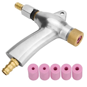 Sandblast Gun Air Sand Blasting +5pcs Ceramic Nozzles For Sandblaster Cabinet US - Picture 1 of 7