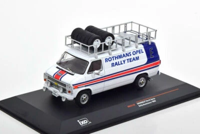 IXO MODELS 1:43 DIE CAST FURGONE CHEVROLET VAN G-SERIE RALLY ASSISTANCE  RAC374X - Immagine 1 di 3