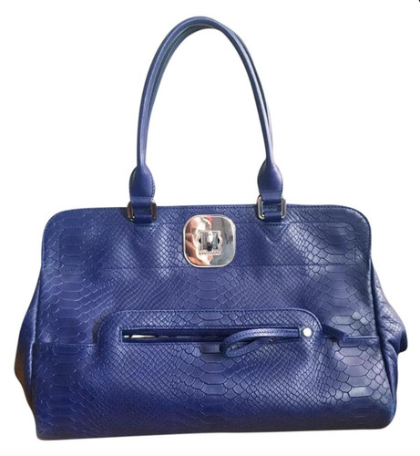 Borsa a tracolla Longchamp donna indaco Gatsby pelle di serpente esotica borsa V1514