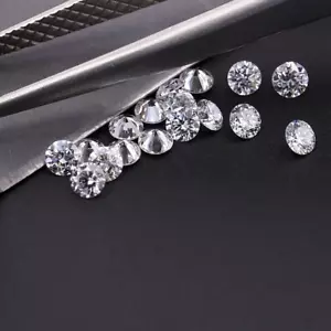 Loose Lab-Grown CVD Diamond LOT 3.00 MM D Color IF CLEARITY 10 PCS Certified - Picture 1 of 6