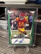 2023 Leaf Raleek Brown AUTO Green USC RC #BA-RB1