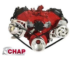 Kit de conversión de polea serpentina Big Block Chevy ALT PS eléctrica BBC 396 454 1 - Imagen 1 de 4