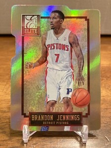 2013-14 Elite Brandon Jennings /24 Gold Die Cut #67