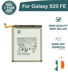 Replacement Battery For Samsung Galaxy S20 FE Battery 4500mAh EB-BG781ABY New - Zdjęcie 1 z 3