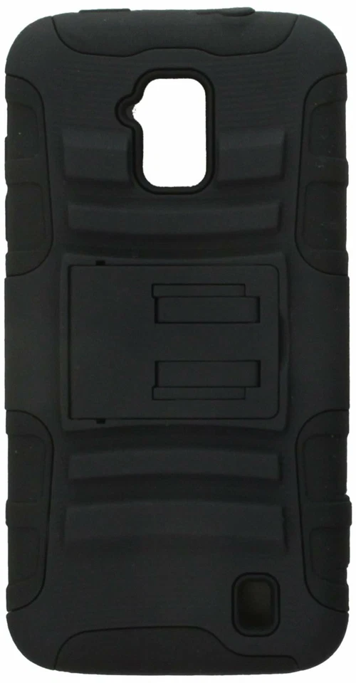 ASMYNA Advanced Armor Stand Protector Cover for ZTE Z795G Black/Black - Image 1 of 1