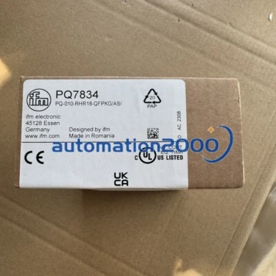 1pcs New  IFM  PQ7834  Electronic pressure sensor - Image 1 of 4