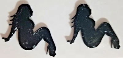 Choose Color RC 1/10 Scale Mudflap Thick Girl Mud Flaps Rock Crawler Accessories - Image 1 of 2