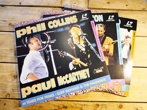 TRILOGIE KNEBWORTH LE CONCERT DES ANNEES 90 PAL 3 LASERDISCS COLLECTOR RARE 1990 - Photo 1/12