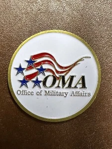 CIA CENTRAL INTELLIGENCE AGENCY OMA OFFICE OF MILITARY AFFAIRS CHALLENGE COIN - Picture 1 of 2
