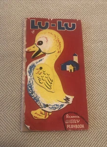 LU-LU the DUCK 1948 Capitol Wiggly Playbook Porter Plowitz & Howard Movable Book - Picture 1 of 10