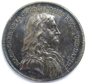 [R1706] Medal 1823, Szwecja, Magnus Gabriel de la Gardie (1622-1686) - Zdjęcie 1 z 2