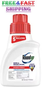 Roundup Weed/Grass Killer Concentrate Makes 5 Gallons 16 fl. oz FREE SHIPPING - Picture 1 of 10