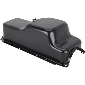Oil Pan, Center Sump, Black, fits 1964-87 Small Block Mopar 273-318-340 - Picture 1 of 10