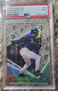 1999 Topps Tek Ken Griffey Jr. Pattern 19 PSA 9 Pop 4 /0^ Both Sides Refractor! - Picture 1 of 4