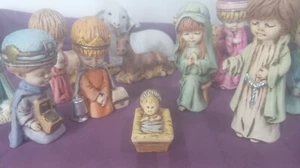 Belén vintage Duncan Enterprises 13 piezas Navidad 1980 - Imagen 1 de 9