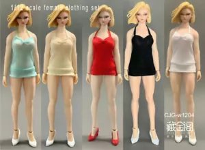 1/12 TBL Figma SHF CJG-1204 Rückenfrei Sling Kleid Rock Fit 6" Actionfigur Spielzeug - Bild 1 von 11