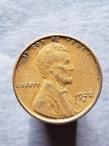 Penny centesimo di grano Lincoln 1928-S - Foto 1 di 2