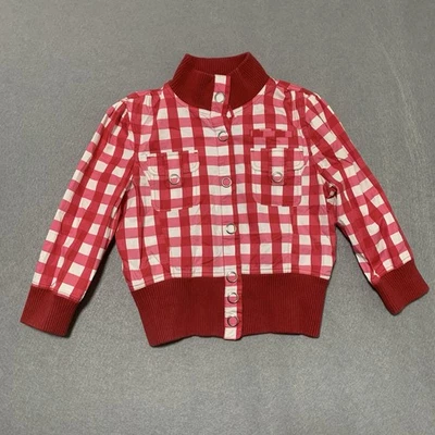 Винтажный соблазнения рок ретро панк куртка женский размер L розовый / красный - Изображение 1 из 4