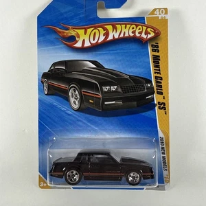 Hot Wheels 2010 New Models 1986 Chevy Monte Carlo SS Black J2 - Picture 1 of 3
