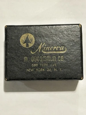 MINERVA PATENT Cronómetro de Bolsillo Mecánico Suizo Vintage y Caja, ¡Funciona Perfecto! Foto 1 de 4