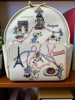 Danielle Nicole Disney Pixar - Mini Mochila - Mapa Ratatouille París - Remy Foto 1 de 3