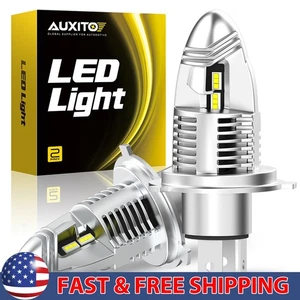 AUXITO 9003 H4 LED Headlight Bulbs Kit 30000LM Hi/Lo Beam Super Bright White - Picture 1 of 12