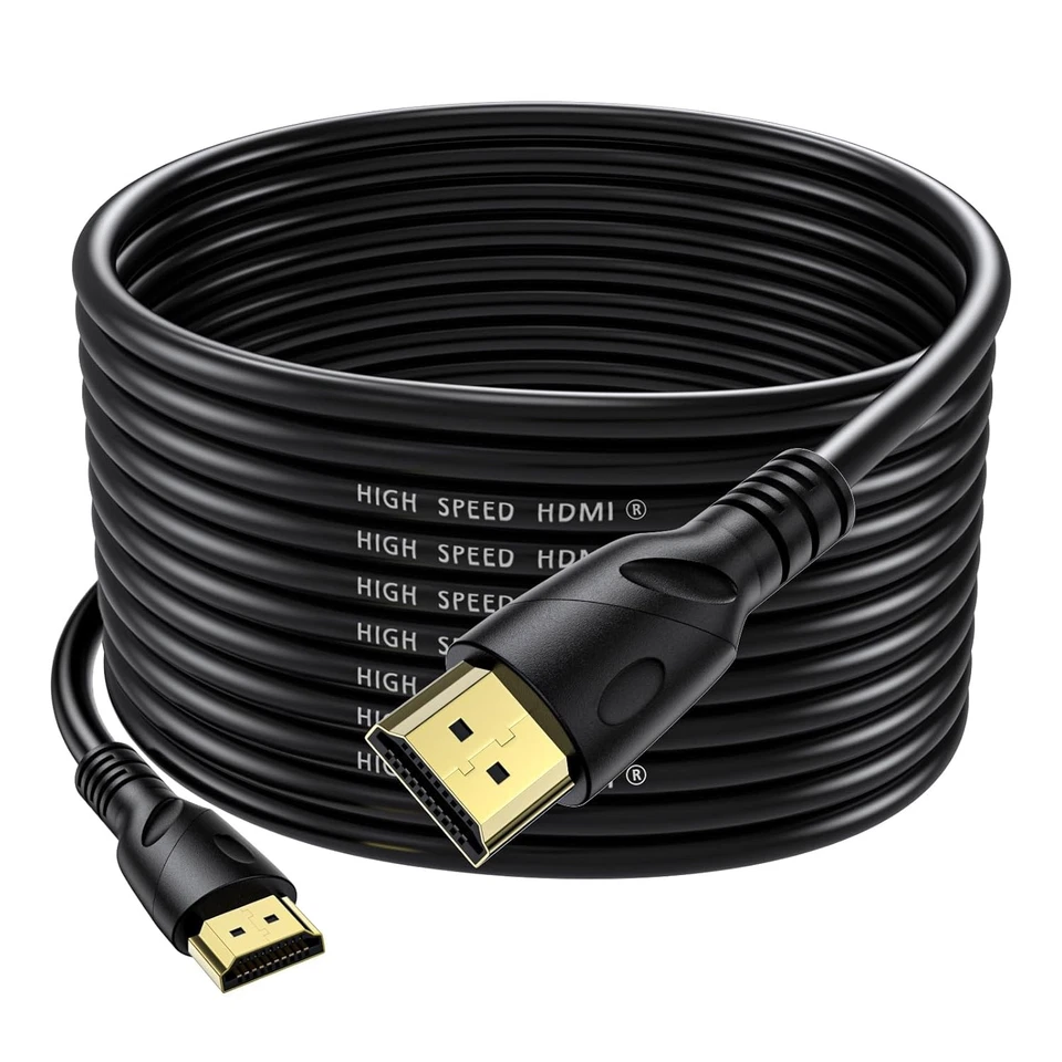 ACUVAR 50 FT 50' Ft High Speed HDMI Ethernet M/M 3D Cable 1080p HDTV PS3 xBox DVD M-M