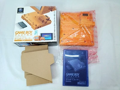 Nintendo Gamecube Gameboy Player & Start up Disc Orange Boxed CIB NTSC-J Tested - Image 1 of 4