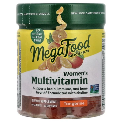 Gomitas multivitamínicas para mujer, mandarina, 60 gomitas Foto 1 de 2