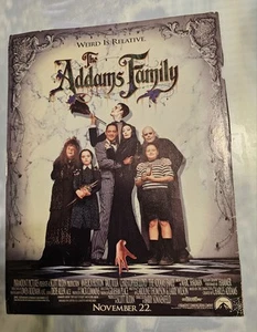 Revista de películas The Addams Family Vintage 1991 recorte de anuncios / ¡todo color! / Genial! - Imagen 1 de 1