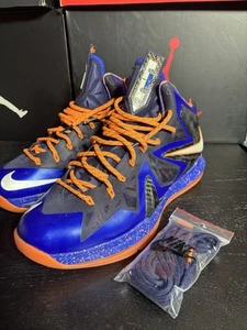 Nike Air Lebron X Elite Superhero Blue PS 2013 13US - Picture 1 of 11