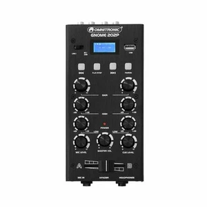 Omnitronic Gnome 202P Mini Mezclador DJ con Bluetooth y Reproductor de MP3 (Negro) - Imagen 1 de 1
