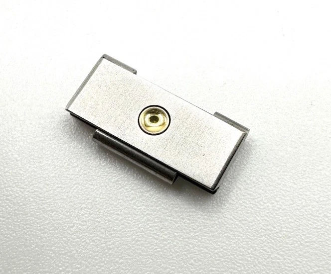 Usado Genuino Vintage Movado Museum 15mm S/S Dos Tonos Eslabón Plano Para Pulsera Foto 1 de 4