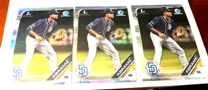 3 2019 Bowman Draft Chrome Refractor CJ Abrams #BDC-85 1er refractor Bowman - Imagen 1 de 2