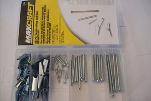 60pc MAXCRAFT TOGGLE WING AND BOLT ASSORTMENT - Picture 1 of 1