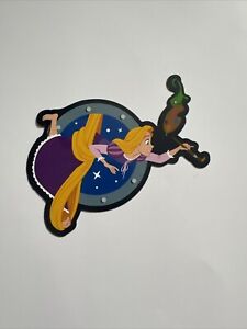 DISNEY  Cruise Line THE Disney WISH Door Magnet Rapunzel Logo Tangled DCL