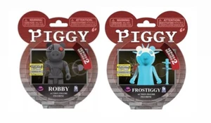 Official Piggy  Roblox Series 2 Frostiggy & Robby 3.5" Action Figure Bundle New - Picture 1 of 3