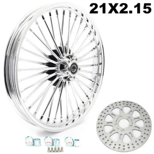 21x2.15 Fat Spoke Front Wheel Rotor For Harley Softail Night Train Deluxe FLSTN - Bild 1 von 17