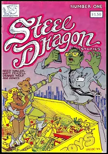 3 B&W anthology comics - STEELDRAGON / SWAMP FEVER / ZU - high grade - Picture 1 of 6